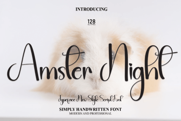 Amster Night: A Script Amp Font That Feels Like a Design Win