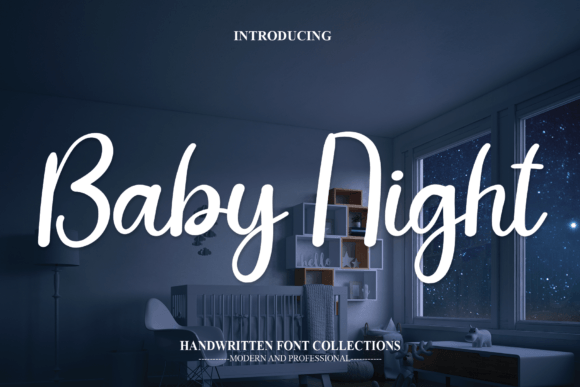 Baby Night: A Friendly Handwritten Font for Warm Brand Identities