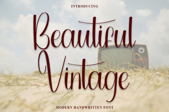 Beautiful Vintage: A Handwritten Font That Feels Like Home