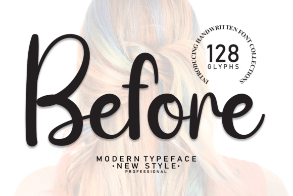 Before: A Handwritten Font That Makes Your Brand Feel Inviting