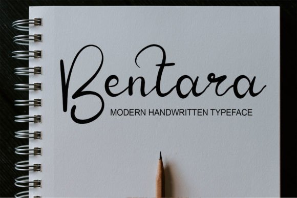 Bentara: A Thoughtful Handwritten Script Font for Editorial Calm