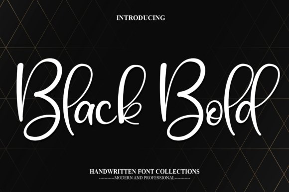 Black Bold: A Handwritten Font That Makes Your Brand Feel Thoughtful