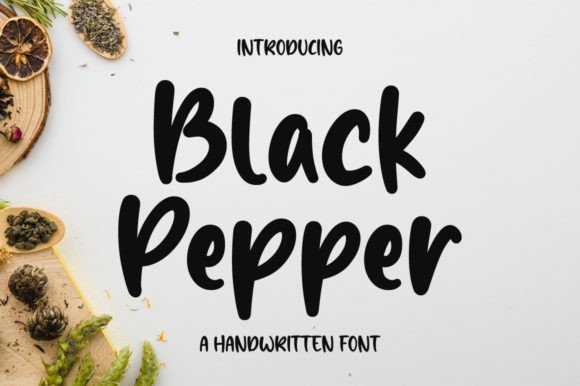 Black Pepper Font: The Handwritten Touch That Elevates Real Business Materials