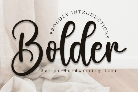 Bolder: A Handwritten Font That Holds Its Ground