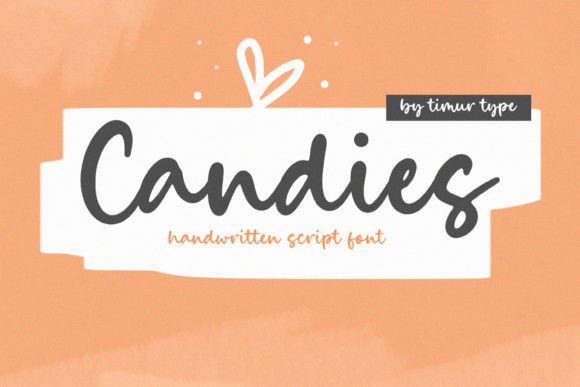 Candies: A Playful Handwritten Font for Authentic Branding