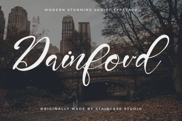 Dainford Script Font for Handmade Labels & Invitations