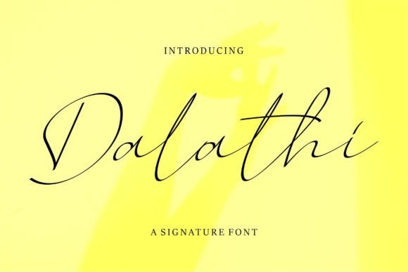 Dalathi: A Thoughtful Script Font for Editorial Warmth