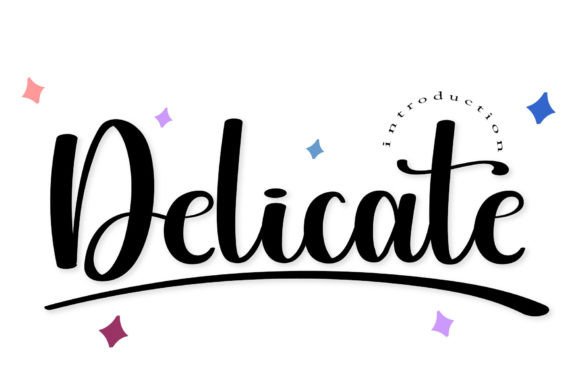 Delicate Script Font for Small Business Branding