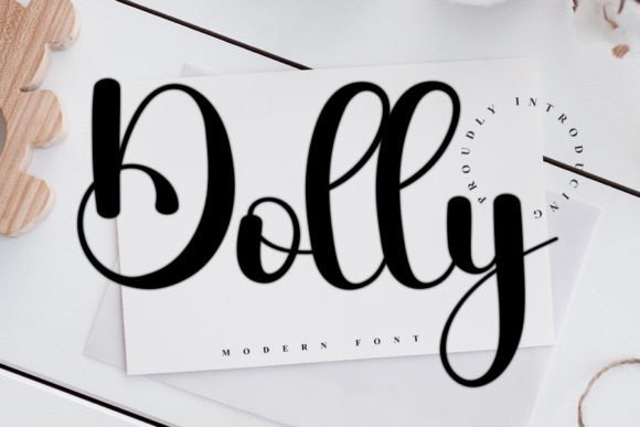 Dolly: A Refined Script Font for Elegant Digital Branding