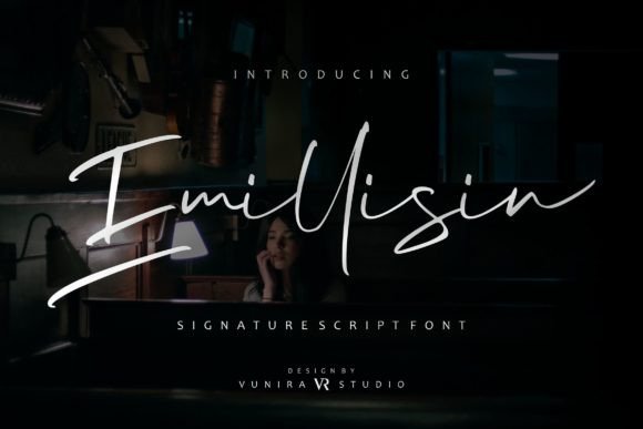 Emillisin: A Script Font That Makes Your Campaigns Feel Intentional