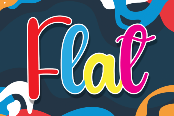 Flat Handwritten Font for Joyful, Readable Craft Projects