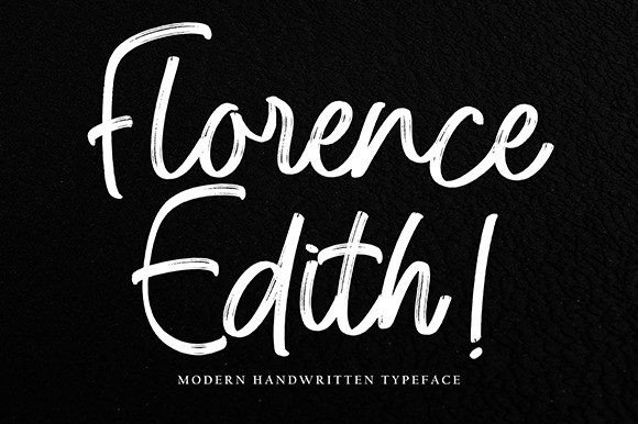 Florence Edith: A Modern Script Font for Handmade Brands