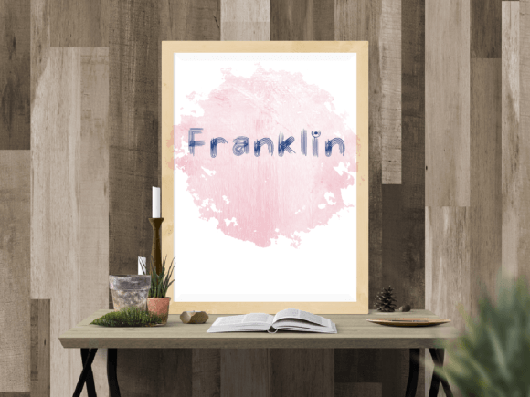 Franklin: A Playful Display Font for Digital Branding