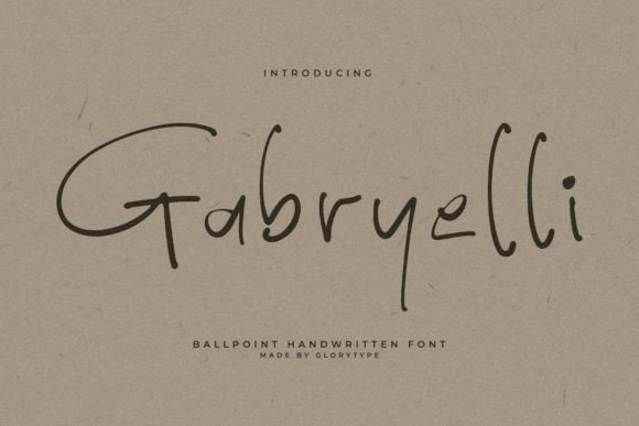 Gabryelli: A Thoughtful Script Font for Digital Branding