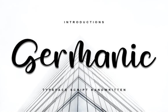 Germanic: A Handwritten Font That Feels Like a Thoughtful Pause