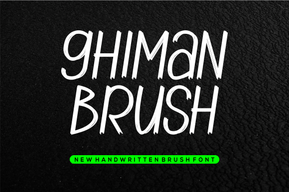 Ghiman Brush: A Playful Handwritten Font for Real Branding Work