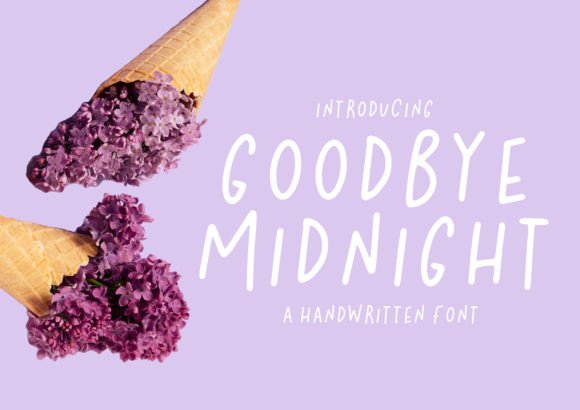 Goodbye Midnight: A Playful Handwritten Font for Digital Brands