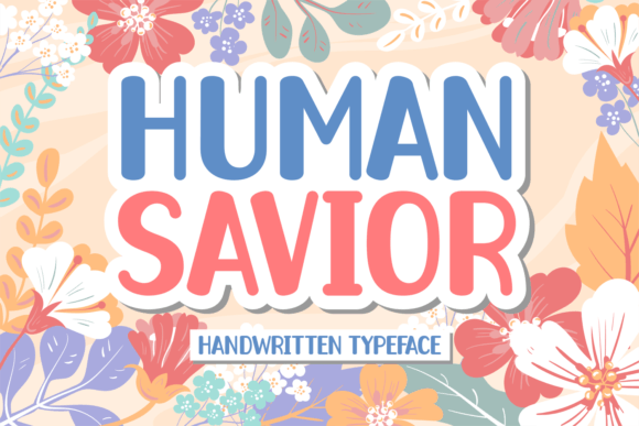 Human Savior Handwritten Font for Crafters & Sellers