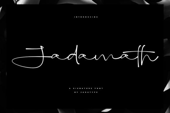 Jadamath: A Delicate Handwritten Font That Elevates Real Business Branding