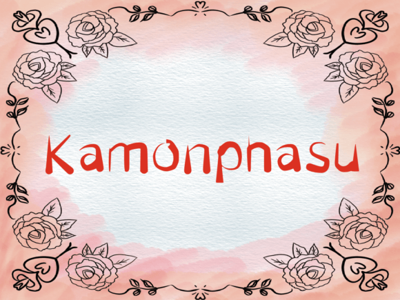 Kamonphasu: A Handwritten Font That Makes Your Brand Feel Real