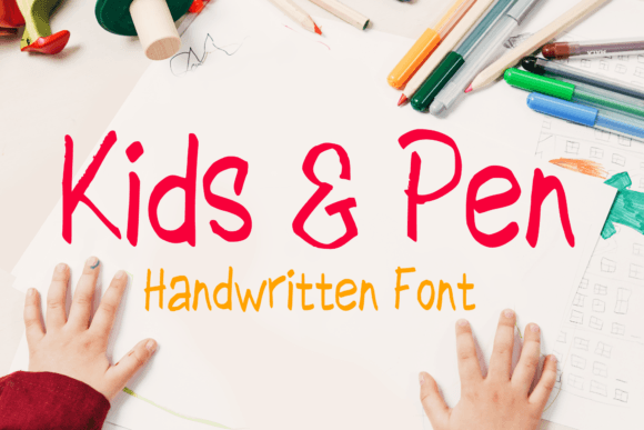 Kids Pen: A Playful Handwritten Font for Digital Branding