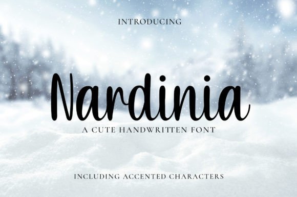Nardinia: A Handwritten Script Font for Thoughtful Editorial Moments