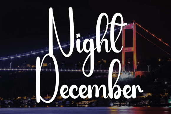 Night December: A Refined Script Font for Digital Branding