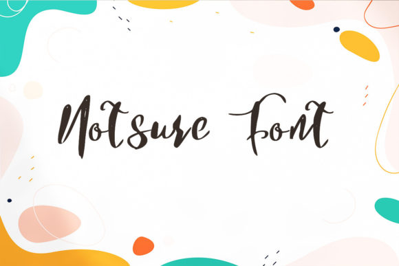 Notsure: A Delicate Script Font That Feels Like a Thoughtful Handwritten Note
