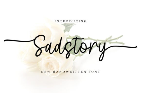 Sadstory: A Dazzling Script Font for Brand Moments That Matter