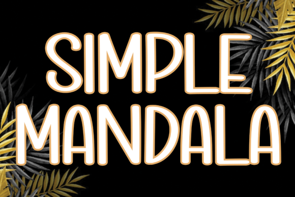 Simple Mandala: A Friendly Handwritten Font for Small Business Branding