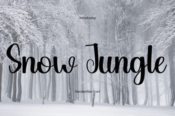 Snow Jungle Font: A Handwritten Typeface That Feels Like a Quiet Win