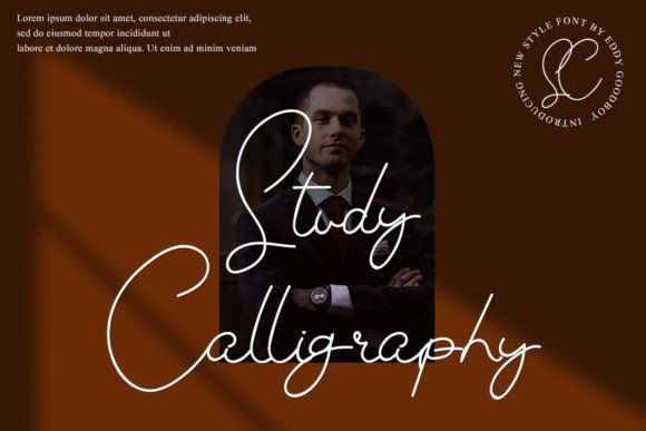 Study Calligraphy: A Refined Script Font for Small Business Branding