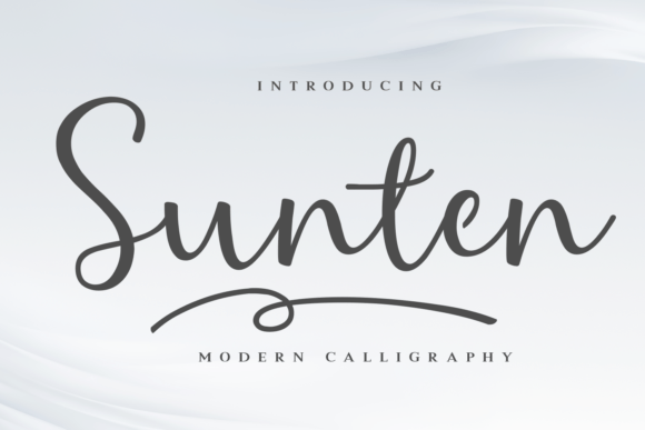 Sunten: A Gorgeous Script Font for Handmade Creators