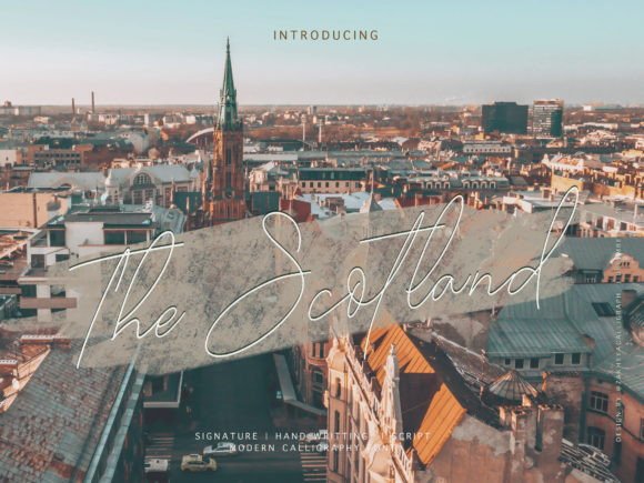 The Scotland Script Font for Scroll-Stopping Marketing