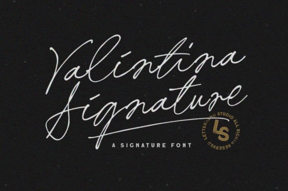 Valintina Signature: A Handwritten Font That Makes Your Brand Feel Human