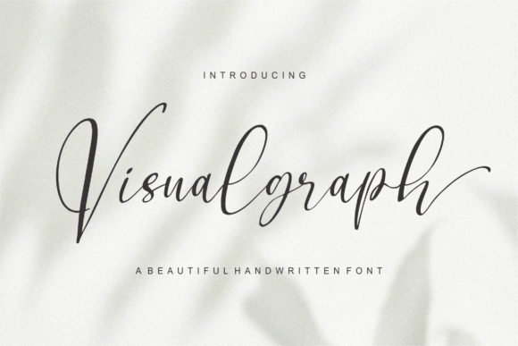 Visualgraph: A Refined Script Font for Editorial Warmth